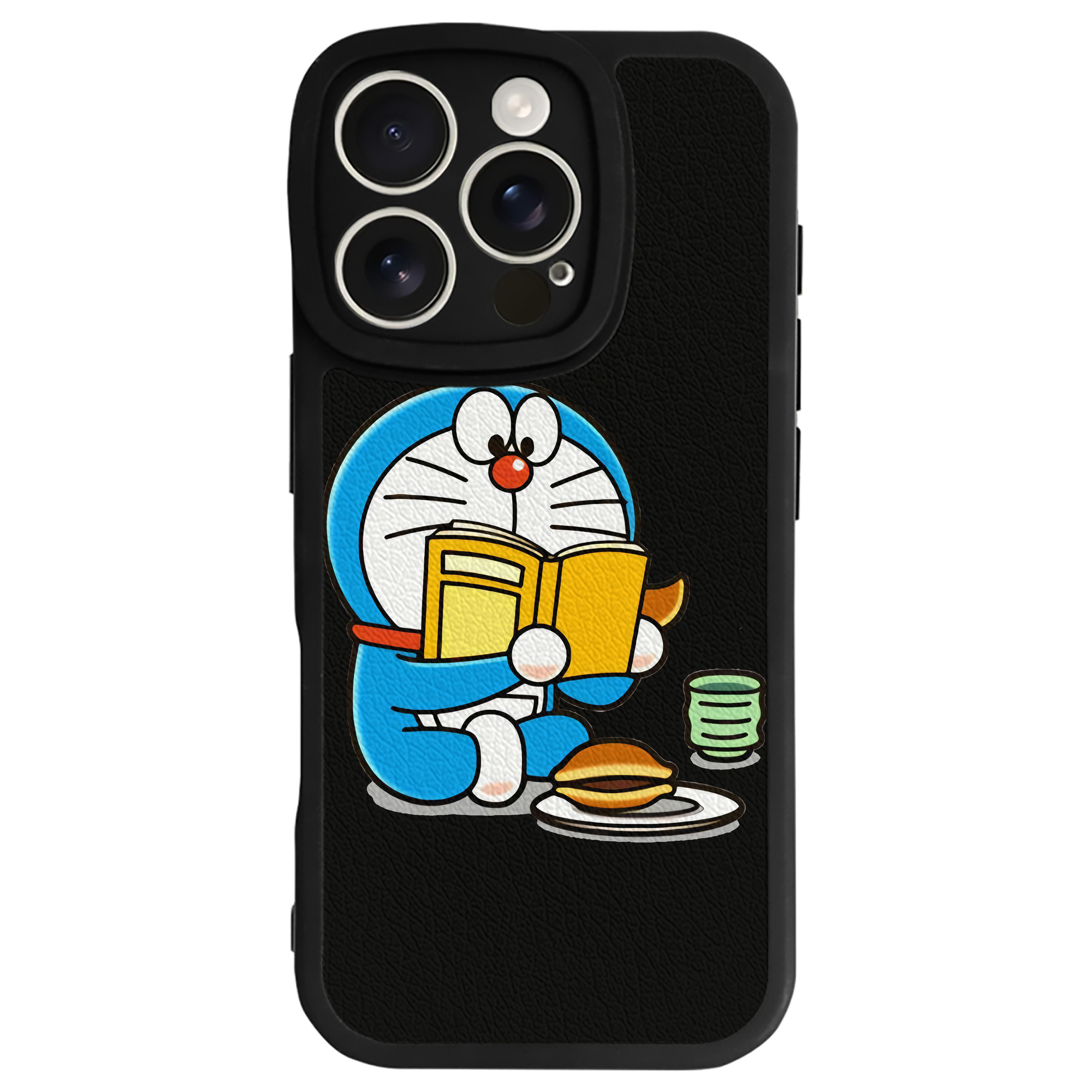（画像用） ドラえもん Doraemon 【iPhone 16シリーズ対応】シリコンスマホケース（レザー調） 材質：シリコン
